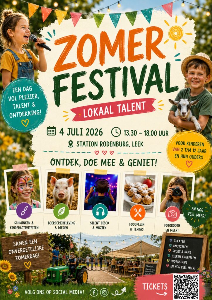 De Jonge Wereld Zomerfestival op 4 juli 2026 De Jonge Wereld Zomerfestival op 4 juli 2026